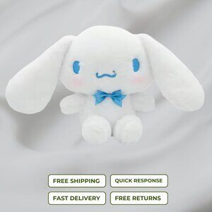 Cinnamoroll Sanrio Plush Figure Mascot Charm Keychain Soft Stuffed Toy Doll NEW